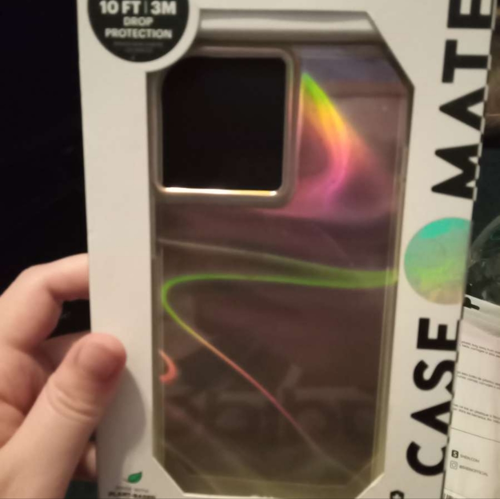 Iphone 13 pro max soap bubble iridescent drop protection anti scratch phone case